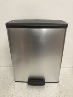 GREY PEDAL BIN