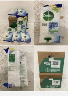 QTY OF DETTOL ANTIBACTERIAL CLEANSING SURFACE WIPES