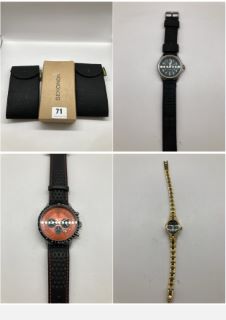 3 X SEKONDA WATCHES INC MENS TACHYMETRE WR 50M