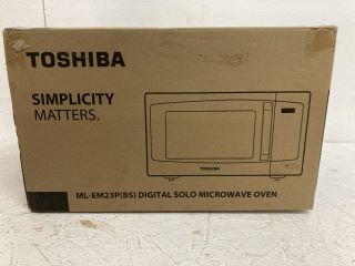 TOSHIBA DIGITAL SOLO MICROWAVE OVEN