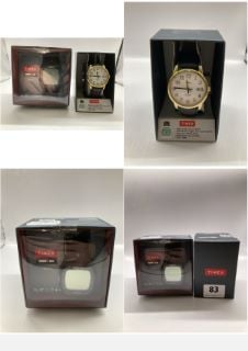 2 X TIMEX WATCHES INC MENS DIGITAL & WOMENS INDIGLO WR 30M