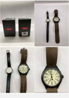 2 X TIMEX WATCHES INC WOMENS INDIGLO WR 30M & EXPEDITION INDIGLO MENS WR50M