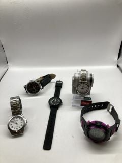 QTY OF WATCHES INC CASIO QUARTZ WATER RESIST