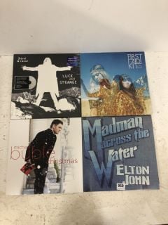 QTY OF VINYL RECORDS INC MADMAN ACROSS THE WATER ELTON JOHN