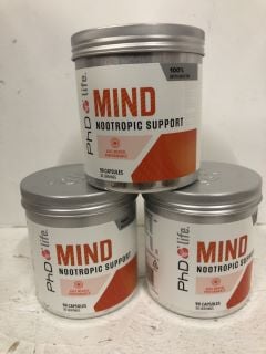 QTY OF PHD LIFE MIND NOOTROPIC SUPPORT