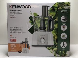 KENWOOD MULTIPRO EXPRESS ALL IN 1 SYSTEM FOOD PROCESSOR MODEL: FDP65.860WH RRP: £135