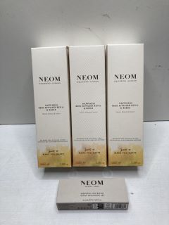 4 X NEOM ITEMS INC REED DIFFUSER REFILL & REEDS