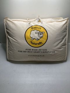 BAVET NATURALLY PURE WOOL SUPER KING DUVET RRP: £198