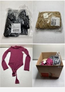 BOX OF PREMIUM DESIGNER CLOTHING IN VARIOUS SIZES & DESIGNS - APPROX RRP £250