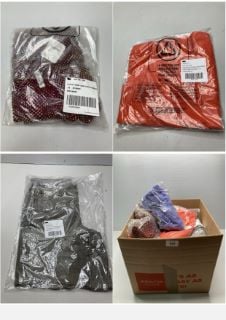 BOX OF PREMIUM DESIGNER CLOTHING IN VARIOUS SIZES & DESIGNS - APPROX RRP £250