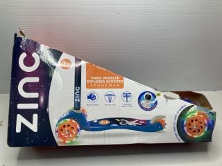 ZINC THREE WHEELED EXPLORER SCOOTER - SPACEMAN