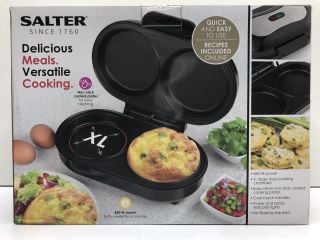 SALTER XL TWIN OMELETTE MAKER