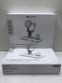 2 X MOPHIE 3 IN 1 WIRELESS STANDS FOR MAGSAFE CHARGER RRP: £160