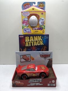 3 X TOYS INC BANK ATTACK MOVING MOMENTS