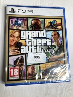 PS5 GRAND THEFT AUTO GAME (SEALED) (18+ DID REQUIRED)