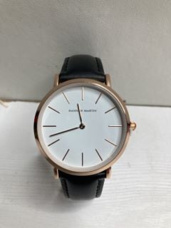 SARA LONDON WOMENS WATCH WITH WHITE FACE