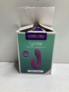 LOVE HONEY IGNITE RABBIT VIBRATOR  (18+ID REQUIRED)