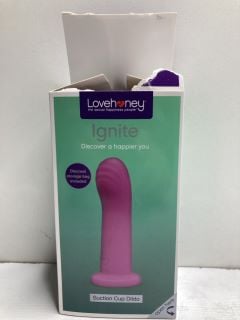 LOVE HONEY IGNITE SUCTION CUP ADULT TOY  (18+ID REQUIRED)