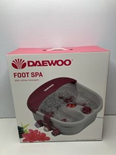 DAEWOO FOOT SPA WITH ROLLING MASSAGES