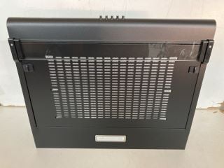 RUSSELL HOBBS 60CM WIDE BLACK STEEL VISOR COOKER HOOD MODEL NO: RHVSRCH602B-M