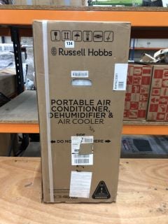 RUSSELL HOBBS PORTABLE AIR CONDITIONER DEHUMIDIFIER & AIR COOLER MODEL NO: RHCPAC3001