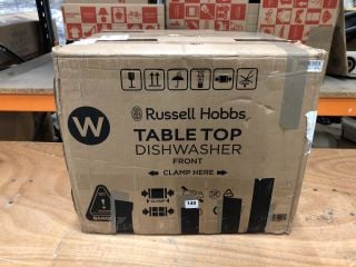 RUSSELL HOBBS TABLE TOP DISHWASHER MODEL NO: RHTTDW6W