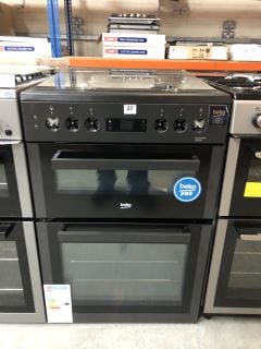 BEKO DOUBLE OVEN DUEL FUEL COOKER MODEL NO: XDDF655T