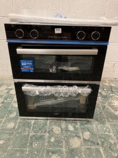 BEKO 90CM BUILT-IN DOUBLE FAN OVEN WITH TOUCH CONTROL MODEL NO: BBXTF25300X