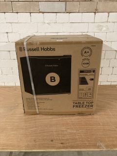 RUSSELL HOBBS FREESTANDING BLACK TABLE TOP FREEZER