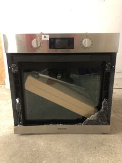 HOTPOINT CLASS 2 MULTIFLOW ELECTRIC SINGLE OVEN MODEL NO: SA2 544 C IX