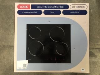 LOGIK ELECTRIC CERAMIC HOB MODEL NO: LCHOBTC23