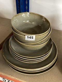 CROCKERY ITEMS TO INCLUDE PLATES AND BOWLS