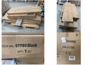 PALLET OF FURNITURE TO INCLUDE LAMINATE FLOORING