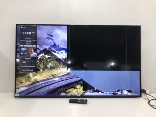 LG 55" TV MODEL 55UR78006LK (WITH REMOTE, NO STAND, WITH BOX, SMASHED SCREEN) RRP £364