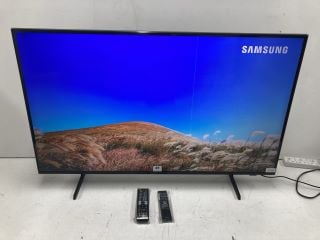 SAMSUNG 43" TV MODEL UE43DU7100 (WITH REMOTE, WITH SMART REMOTE, WITH STAND, WITH BOX, CHIP ON SCREEN, LINE ON SCREEN) RRP £279