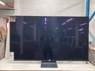 SAMSUNG 83" TV MODEL QE83S90DAE (NO REMOTE, WITH STAND, NO BOX, NO POWER) RRP £4,499 (COLLECTION FROM SITE ONLY)