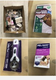 QUANTITY OF ASSORTED ITEMS TO INCLUDE 100 PREMIUM POOP BAGS TOTAL RRP £227: LOCATION - A