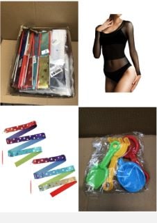 QUANTITY OF ASSORTED ITEMS TO INCLUDE LUSOFIE WOMEN LONG SLEEVE SEE THROUGH BODYSUIT TOTAL RPP £159: LOCATION - A