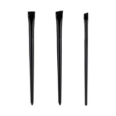 QUANTITY OF ASSORTED ITEMS TO INCLUDE 3PCS EYELINER BRUSH KIT, FLAT & FINE ANGLED EYELINER BRUSH SLANTED ANGLED BROW BRUSH THIN, ANGLED & FLAT EYELINER EYEBROW CONCEALER EYE MAKEUP TOOLS FOR EYESHADO