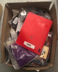 QUANTITY OF ASSORTED ITEMS TO INCLUDE CLAIREFONTAINE - REF 333361C - MIMEYS SIDE STAPLED NOTEBOOK (96 PAGES) - A4+ SIZE, POLYPRO COVER, 90GSM BRUSHED VELLUM PAPER, SÉYÈS RULING - RED COVER: LOCATION