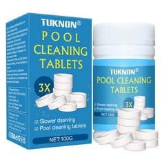 QUANTITY OF CHLORINE TABLETS FOR HOT TUBS, CHLORINE TABLETS, SPA CHLORINE TABLETS, MULTIFUNCTION CHLORINE TABLETS, CHLORINE TABLETS FOR SWIMMING POOL, POOL CLEANING TABLETS, POOL CHLORINE TABLETS, 10