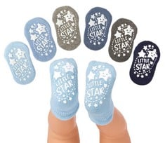 QTY OF ANOLE NEWBORN & INFANT BABY SOCKS - 6 PAIRS - ANKLE GIRLS BOYS WITH SOFT COTTON CUSHION (BOYS, 6-12 MONTHS) - TOTAL RRP £562: LOCATION - E