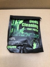 QTY OF DEEP CLEANING FOOT PATCH: LOCATION - F