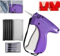 41 X QUICK CLOTHING FIXER, MINI QUICK REPAIR GARMENT SEWING MACHINE, MICRO STITCHY MACHINE FOR CLOTHES, STITCHYQUICK CLOTHING FIXER,HANDHELD TACKING TOOL INCLUDE 1000PCS GLUE NEEDLE (PURPLE) - TOTAL