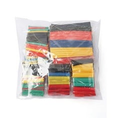 24 X 164 PCS HEAT SHRINK TUBING KIT 2:1 ELECTRIC INSULATION HEAT SHRINK WRAP CABLE SLEEVE 5 COLORS IN 8 SIZES - TOTAL RRP £100: LOCATION - G