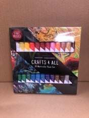 28 X CRAFTS 4 ALL WATERCOLOUR PAINTS: LOCATION - G