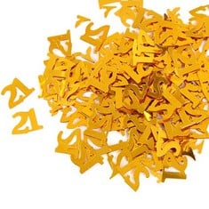 QUANTITY OF ASSORTED ITEMS TO INCLUDE BIRTHDAY CONFETTI - 14G (40TH, GOLD): LOCATION - H