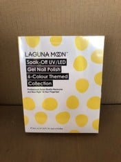 QUANTITY OF LAGUNA MOON GEL NAIL POLISH TOTAL RRP £467: LOCATION - A