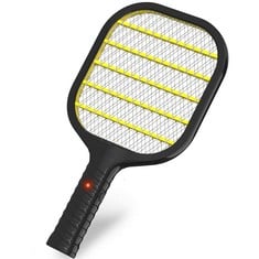 21 X WU AOA ELECTRIC FLY ZAPPER RACKET ULTRALIGHT PORTABLE 35CM,ELECTRIC FLY SWATTER BATTERY OPERATED BUG ZAPPER RACKET FOR INDOOR & OUTDOOR (BATTERIES NOT INCLUDED) - TOTAL RRP £83: LOCATION - I