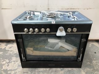 KENWOOD CK306 90 CM DUAL FUEL RANGE COOKER - BLACK & CHROME RRP: £689 (EX DISPLAY)